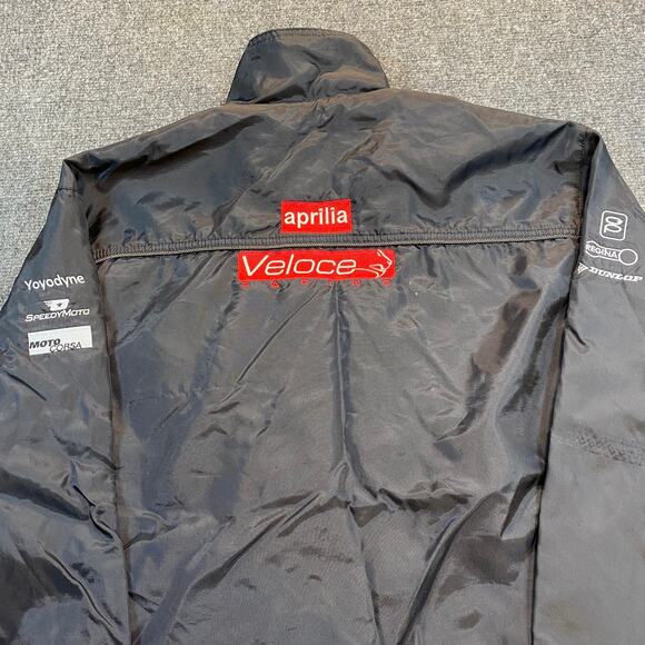 Aprilia Veloce North End Moto Racing Team Zip Up Lightweight Jacket Mens Large - Picture 4 of 11